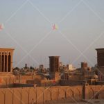 نمای تاریخی و بادگیرهای شهر یزد