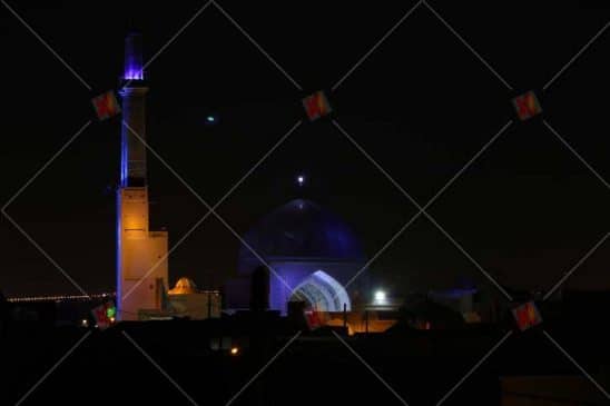 تصویر با کیفیت نمای کامل مسجد جامع یزد